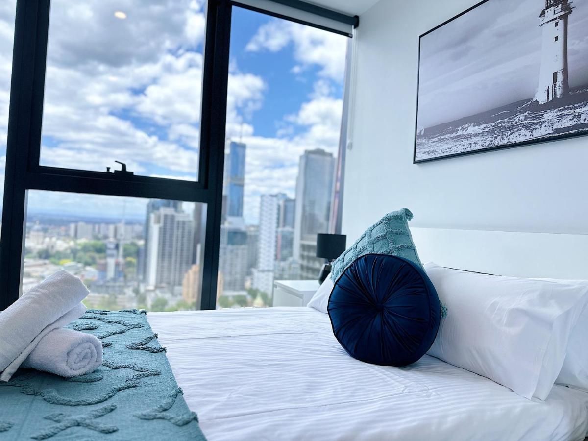 墨尔本Beautiful Skyview Cbd Highrise 3Beds With Carpark Available公寓 外观 照片