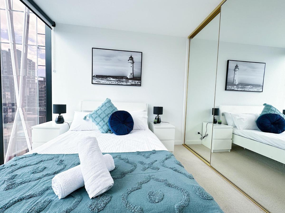 墨尔本Beautiful Skyview Cbd Highrise 3Beds With Carpark Available公寓 外观 照片